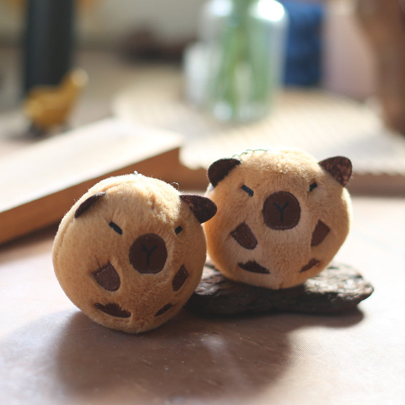 Small Head Pendant Plush Toy Charm