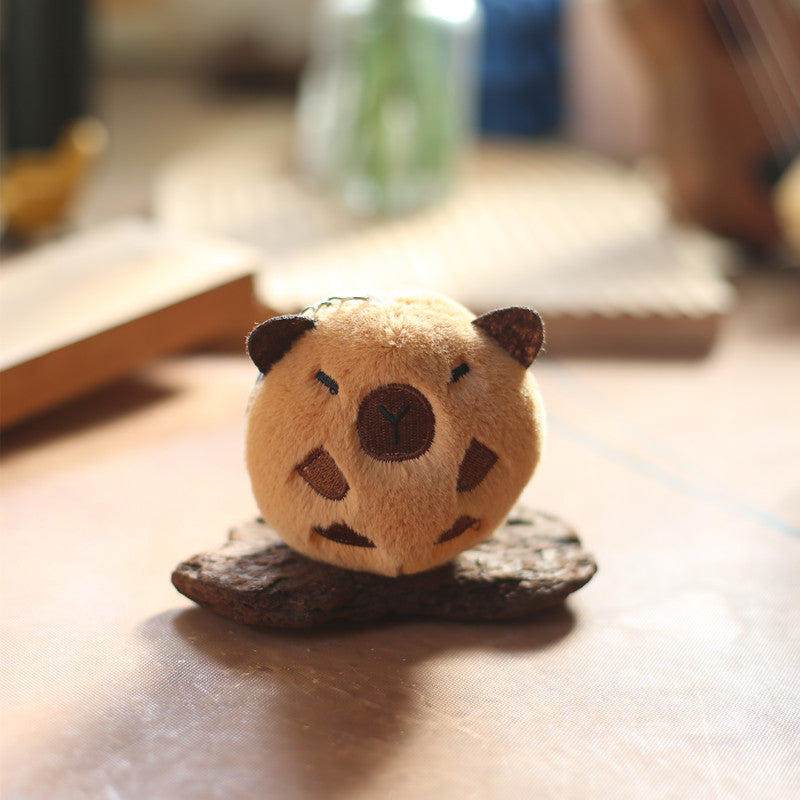 Small Head Pendant Plush Toy Charm